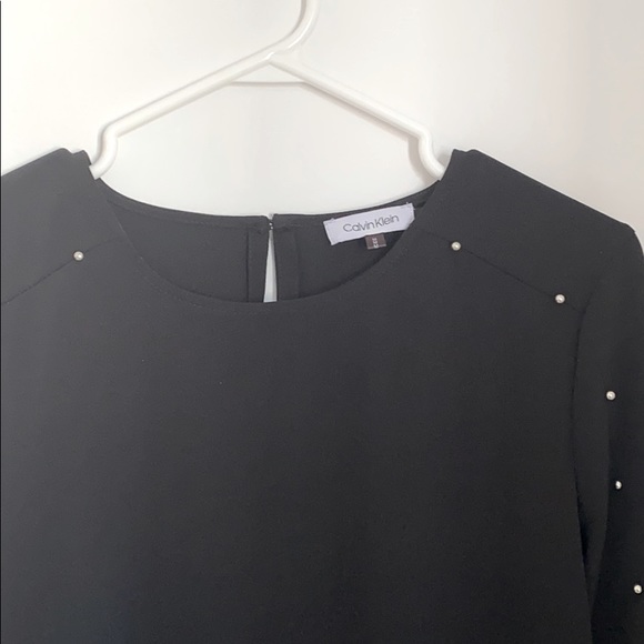 Calvin Klein Bell Sleeve Top - Picture 2 of 3